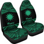 Nauru Polynesian Car Seat Covers - Pride Green Version