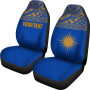 Marshall Islands Car Seat Covers - Marshall Islands Flag Polynesian Horizontal Blue