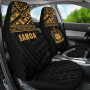 Samoa Car Seat Covers - Samoa Gold Coat Of Arms Polynesian Tattoo