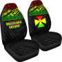 Wallis And Futuna Car Seat Covers - Wallis And Futuna Reggae Coat Of Arms Polynesian Tattoo