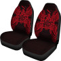 New Caledonia Car Seat Cover - New Caledonia Coat Of Arms Map Red