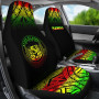 Hawaii Car Seat Covers - Hawaii Seal Polynesian Tattoo Fog Reggae