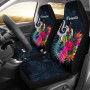 Vanuatu Polynesian Car Seat Covers - Tropical Flower