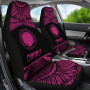 Northern Mariana Islands Polynesian Car Seat Covers - Pride Pink Version