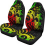 Fiji Polynesian Car Seat Covers - Reggae Tentacle Turtle Crest