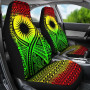 Marshall Islands Car Seat Cover - Marshall Islands Flag Polynesian Tattoo Reggae