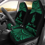New Caledonia Polynesian Custom Personalised Car Seat Covers - Pride Green Version