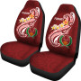 Pohnpei Car Seat Covers - Pohnpei Seal Polynesian Patterns Plumeria