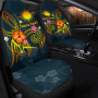 Marshall Islands Polynesian Personalised Car Seat Covers - Legend of Marshall Islands (Blue)