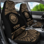 Federated States Of Micronesia Polynesian Car Seat Covers - Pride Gold Version