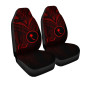 Chuuk State Car Seat Cover - Red Color Cross Style