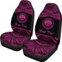 Federated States Of Micronesia Polynesian Custom Personalised Car Seat Covers - Pride Pink Version