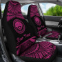 Federated States Of Micronesia Polynesian Custom Personalised Car Seat Covers - Pride Pink Version