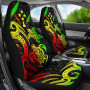 Kosrae Micronesian Car Seat Covers - Reggae Tentacle Turtle
