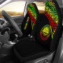 Federated States of Micronesia Car Seat Covers - FSM Seal Polynesian Reggae Curve