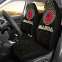 Samoa Car Seat Covers - Samoa Flag Polynesian Tattoo (Set of Two) - 2