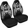 Guam Car Seat Cover - Guam Coat Of Arms Map Black