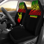 Hawaii Car Seat Covers - Kamehameha King Polynesian Reggae Horizontal