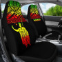 Hawaii Car Seat Covers - Kamehameha King Polynesian Reggae Horizontal