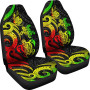 New Caledonia Car Seat Covers - Reggae Tentacle Turtle