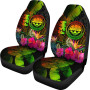 Federated States of Micronesia Polynesian Car Seat Covers -  Hibiscus and Banana Leaves