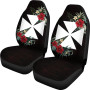 Wallis and Futuna Car Seat Covers - Wallis and Futuna Coat Of Arms Hibiscus