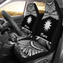 Nauru Polynesian Car Seat Covers - Pride White Version