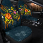 Vanuatu Polynesian Personalised Car Seat Covers - Legend of Vanuatu (Blue)
