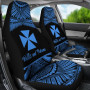 Wallis and Futuna Polynesian Car Seat Covers - Pride Blue Version