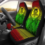 Tuvalu Car Seat Cover - Tuvalu Coat Of Arms Polynesian Tattoo Reggae