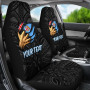 Fiji Personalised Car Seat Covers -  Fiji In Me(Black)