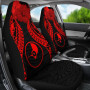 Yap Polynesian Car Seat Covers Pride Seal And Hibiscus Red