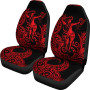 Polynesian Hawaii Car Seat Covers - Hula Girl Red