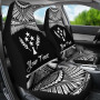 Kosrae Polynesian Custom Personalised Car Seat Covers - Pride White Version