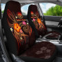 Federated States of Micronesia Polynesian Personalised Car Seat Covers - Legend of FSM (Red)