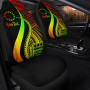 Cook Islands Custom Personalised Car Seat Covers - Reggae Polynesian Tentacle Tribal Pattern