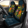 Pohnpei Polynesian Personalised Car Seat Covers - Legend of Pohnpei (Blue)