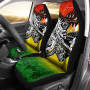 Yap State Car Seat Cover - The Flow OF Ocean Reggae Color