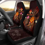 Wallis and Futuna Polynesian Personalised Car Seat Covers - Legend of Wallis and Futuna (Red)