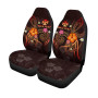 Wallis and Futuna Polynesian Personalised Car Seat Covers - Legend of Wallis and Futuna (Red)