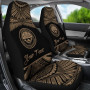 Federated States Of Micronesia Polynesian Custom Personalised Peisonalised Car Seat Covers - Pride Gold Version