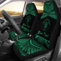 Niue Polynesian Custom Personalised Car Seat Covers - Pride Green Version