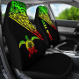 Hawaii Custom Personalised Car Seat Covers - Polynesian Reggae Turtle Curve