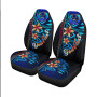 Pohnpei Custom Personalised Car Seat Covers - Vintage Tribal Mountain