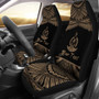 Vanuatu Polynesian Custom Personalised Peisonalised Car Seat Covers - Pride Gold Version