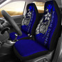 Polynesian Hawaii Custom Personalised Car Seat Covers Blue - Turtle with Hook