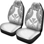 Hawaii Polynesian Car Seat Covers Pride Seal And Hibiscus White