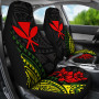 Hawaii Car Seat Covers - Kanaka Maoli Hibiscus Polynesian Pattern