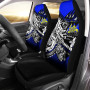 New Caledonia Car Seat Cover - The Flow OF Ocean Blue Color