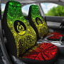 Vanuatu Car Seat Cover - Vanuatu Coat Of Arms Polynesian Reggae Style